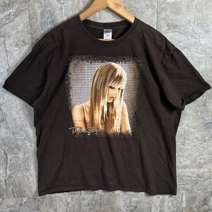 Taylor Swift 2010 Speak Now Concert Tour Shirt Adult Size XL Brown music